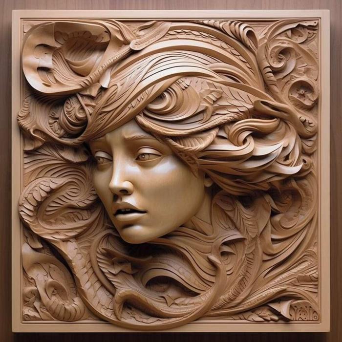 نموذج ثلاثي الأبعاد لآلة CNC 3D Art 